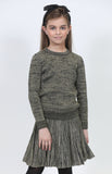 Fraze FA 2104-A Metallic Knit Skirt