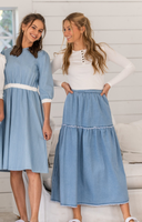 Udel Maxi Tiered Skirt