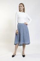 Weekend Linen Lines skirt