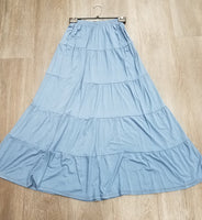 Baby O 8215 Long Tiered Boho Skirt
