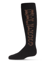 Memoi Lurex Recess Knee Sock