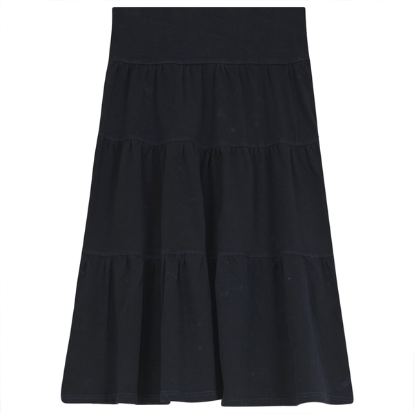 Dot Short Tiered Skirt