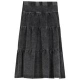Dot Short Tiered Skirt