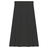 Riff Ribbed Midi A-Line Skirt