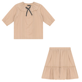 Hopscotch Ruched Collar Set