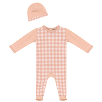 Small Moments Checkered Onesie