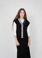 MiuMax Knit Vest Cardigan