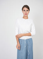 Coco Linen Pulled Waist Top