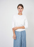 Coco Linen Pulled Waist Top