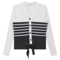 Dot Stripe Cardigan