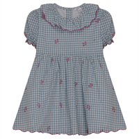 Elle & Boo Ruffle Collar Dress