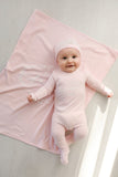 Fragile Puff Print Footie with Blanket Set