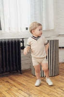 No18 Vneck Knit Baby Set