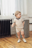 No18 Vneck Knit Baby Set