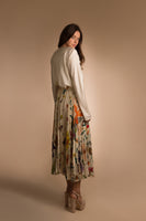 Sara Navon Floral Midi Skirt