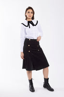 Static Velvet Skirt
