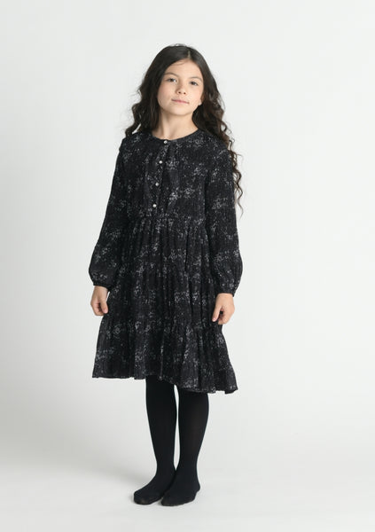 To La Roo Pleated Tiered Dress