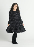 To La Roo Pleated Tiered Dress