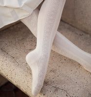 Zubii Textured Bow Knee Sock