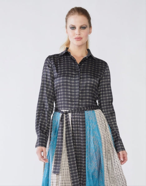 Parcelle Houndstooth Dress