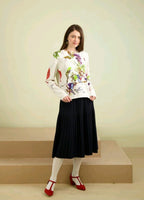 Sara Navon Floral Printed Sweater