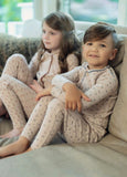 Whipped Cocoa Vneck Flowers Pajamas