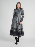 Harper Paisley Shirt Dress