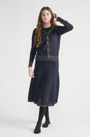 Harper Lurex Cardigan Knit Set