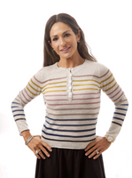 Paper Parachute Shimmer Stripe Sweater