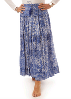Parcelle Print Tassel Drawstring Skirt