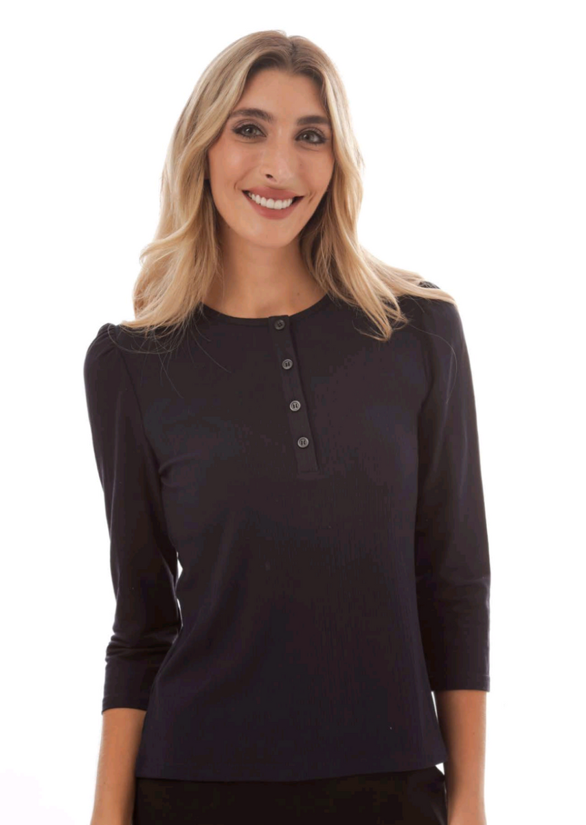 Chloe & Emma Front Rib Cotton Arm Top – Hats to Hose