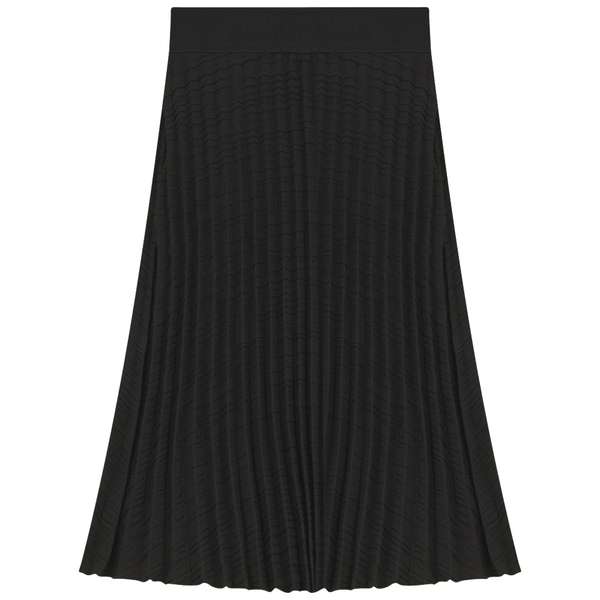 Noni Elastic Waist Pleated Skirt