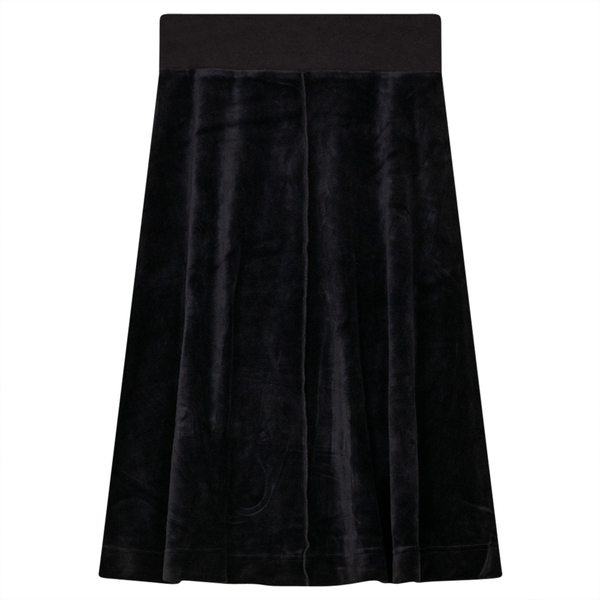 Vivid Velour Midi Aline Skirt