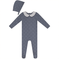 Small Moments Knit Boxes Romper & Hat
