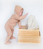Small Moments Knit Boxes Romper & Hat