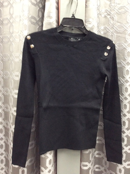 Front Row F20C15 Ribbed Sweater W Snap
